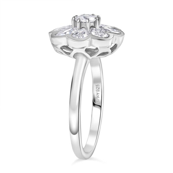 D’joy Moissanit Ring 925 Silber rhodiniert (Größe 20.00) ca. 1,69 ct image number 5