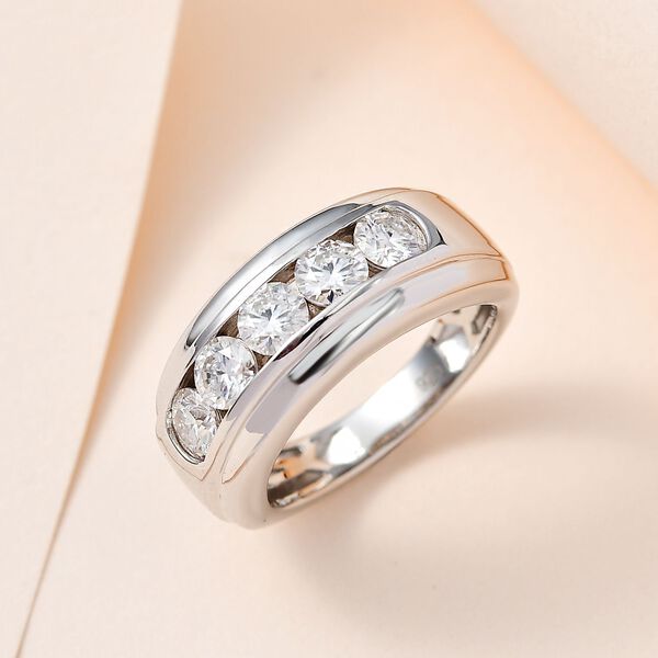 Moissanit Ring - 1,16 ct. image number 8