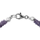 Afrikanisches Amethyst-Armband, ca. 19 cm, 925 Silber ca. 30,00 ct image number 2