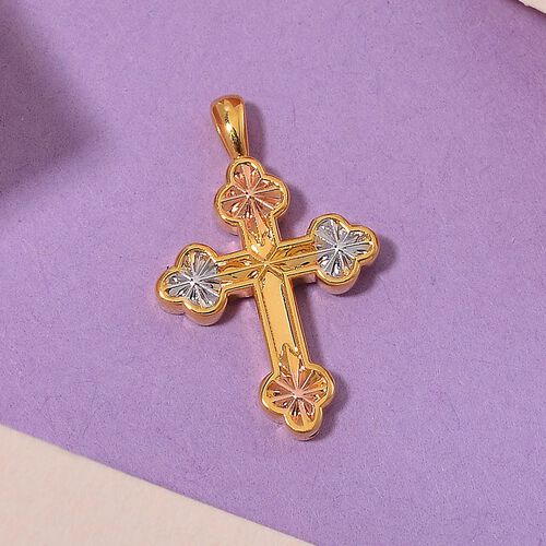 Kreuz-Anhänger in 585 Gold image number 1
