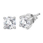 LUXURIANT DIAMOND - Lab Grown Diamant SI-GH SGL zertifiziert Ohrringe 925 Silber rhodiniert ca. 1.00 ct
