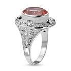 Royal Bali Kollektion - Morganit Triplette Quarz Ring, 925 Silber (Größe 16.00) ca. 5.83 ct image number 3