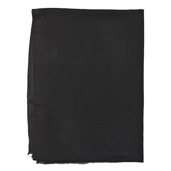 LA MAREY luxuriöser und weicher Schal aus 100% Kaschmirwolle, 70x195 cm, Schwarz image number 7