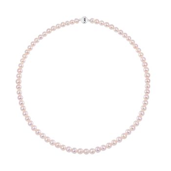 Wei&szlig;e S&uuml;&szlig;wasser Perle Halskette, 50 cm