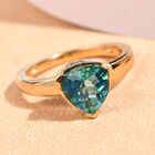 Pfau Triplett Quarz und weißer Zirkon-Ring - 2,09 ct. image number 1