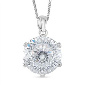 D'Joy Moissanit Anhänger mit 45cm Kette - 11,10 ct.