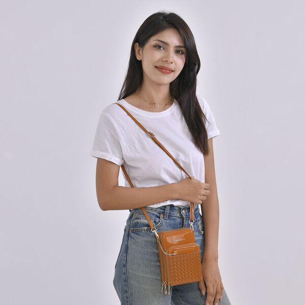 Passage - RFID Crossbody-Tasche, Braun image number 2