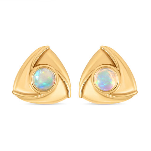 Natürliche, äthiopische Opal-Ohrstecker - 0,68 ct. image number 0