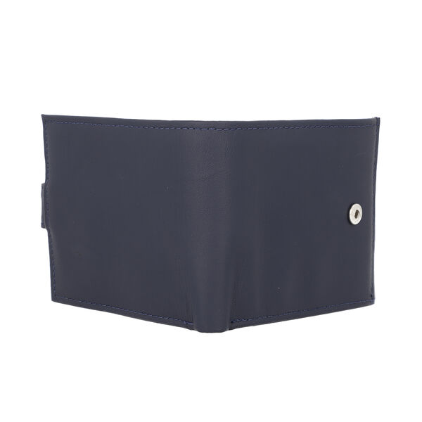Herrengeldbörse aus echtem Leder mit RFID Schutz, Dunkelblau image number 4