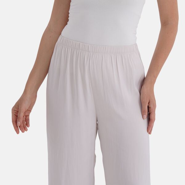 Leichte Hose mit Gummibund 32–48 cm, Länge 104 cm, Weiß image number 5