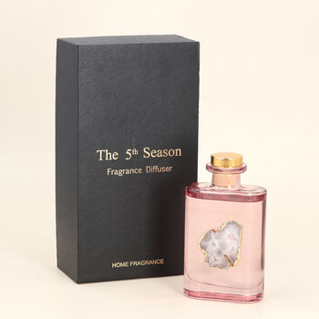 The 5th Season - Aromatherapie Duft Diffusor Set mit Edelstein, Rosa