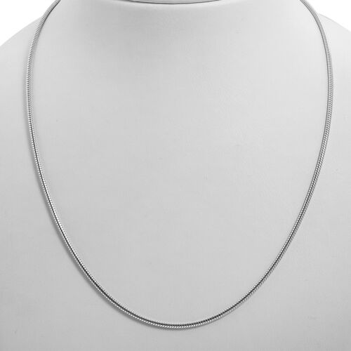 Schlangenkette 45 cm in 925 Silber image number 1