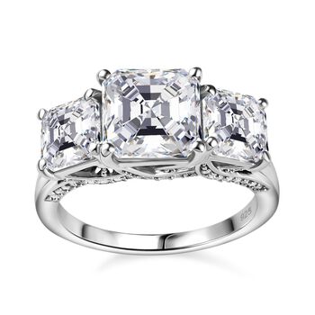Moissanit Ring - 4,68 ct.