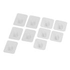 10 Stück selbstklebend magischen Haken, 8x6 cm und 6x6 cm