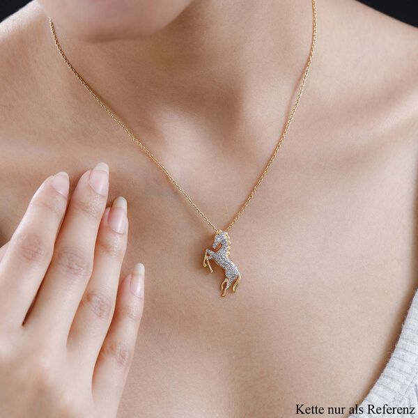 Zweifarbiger Creature Couture Pferd-Anh&auml;nger image number 3