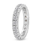 88 Facetten Moissanit-Ring, 925 Silber platiniert  ca. 1,32 ct image number 4