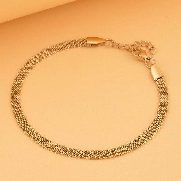 Garibaldi Armband, ca. 19 cm, Edelstahl IP-Gelbbeschichtung ca. 3,00g, goldfarben image number 2