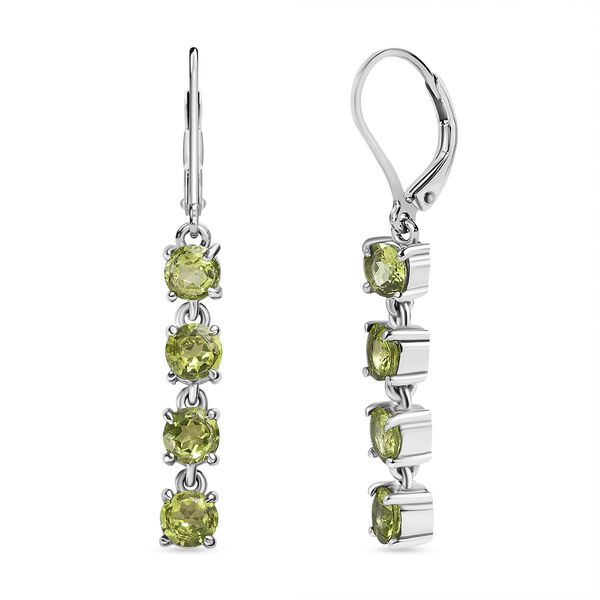 Peridot Ohrringe 316L Edelstahl ca. 2.99 ct