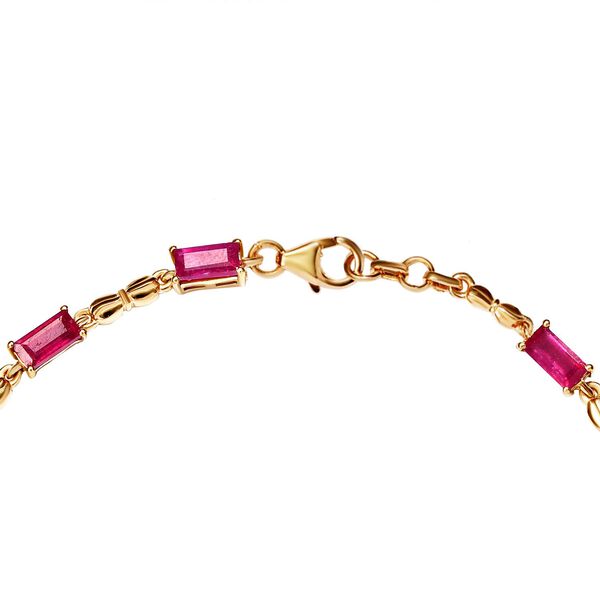 Afrikanisches Rubin-Armband in Silber image number 4