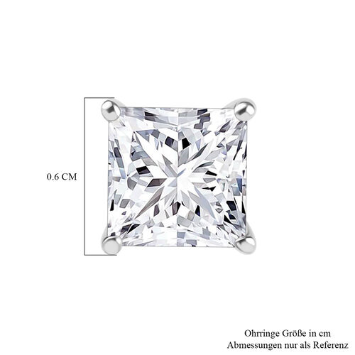 LUXURIANT DIAMOND- VS-EF Labor Diamant Ohrringe in 950 Platin - 2,17 ct. image number 4