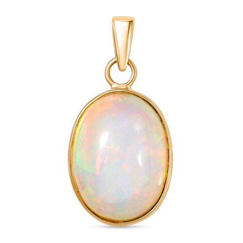 AAA Natürlicher, äthiopischer Welo Opal Anhänger 585 Gold ca. 6.80 ct image number 0