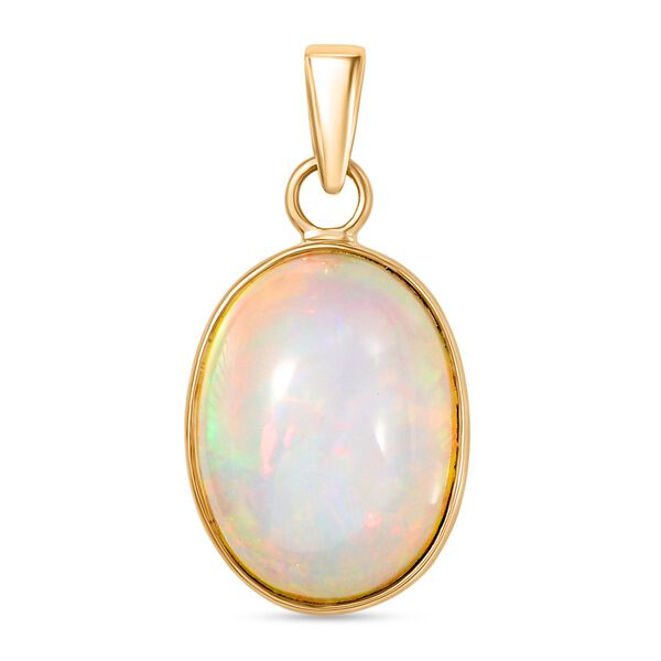AAA Natürlicher, äthiopischer Welo Opal Anhänger in 585 Gold - 6,80 ct. image number 0