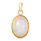 AAA Natürlicher, äthiopischer Welo Opal Anhänger 585 Gold ca. 6.80 ct