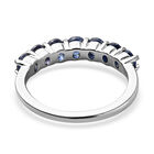 Masoala Saphir-Ring, (Fissure gefüllt), 925 Silber platiniert image number 5