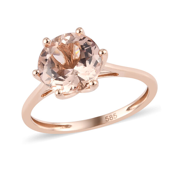 AAA Marropino Morganit-Ring, 585 ros&eacute;gold  ca. 2,30 ct image number 4