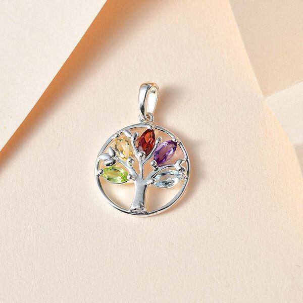 Multi-Edelstein-Anh&auml;nger - 0,79 ct. image number 2