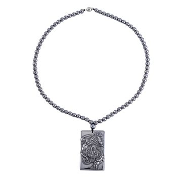 Terahertz Halskette ca. 53.25 cm 925 Silber rhodiniert ca. 295.70 ct