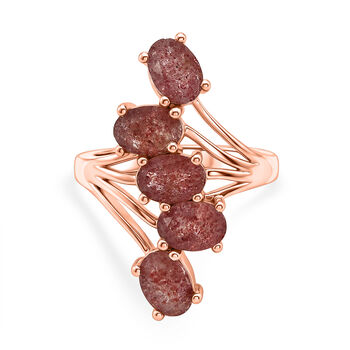 EVER TRUE AA Tansanischer Natronite Ring Reine Bronze (Gr&ouml;&szlig;e 19.00) ca. 3,67 ct