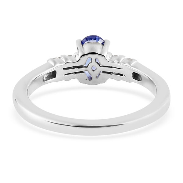 Tansanit und Zirkon Ring - 0,59 ct. image number 6