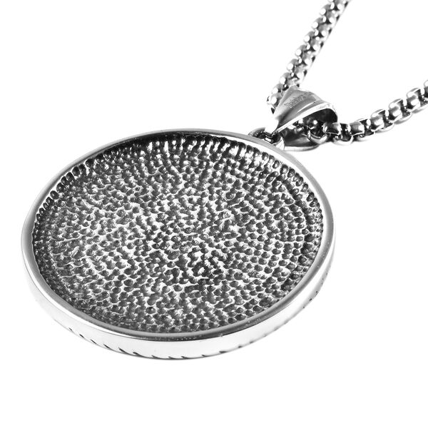 Drachen Anh&auml;nger mit Kette ca. 60 cm in Edelstahl image number 3