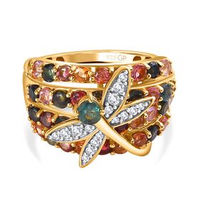 GP Italian Garden Kollektion - AA Mehrfarbiger-Turmalin Ring, ca. 3.22 ct