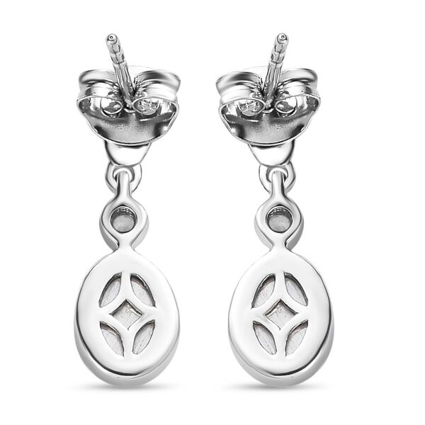 Meteorit und Zirkon Ohrringe - 5,70 ct. image number 5