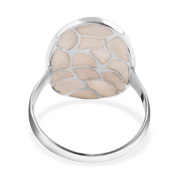 Perlmutt Ringe 925 Silber (Gr&ouml;&szlig;e 16.00) image number 4