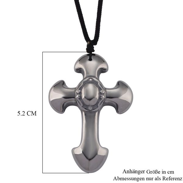 Terahertz Kreuz Halskette, ca. 71 cm, ca. 120.00 ct image number 7