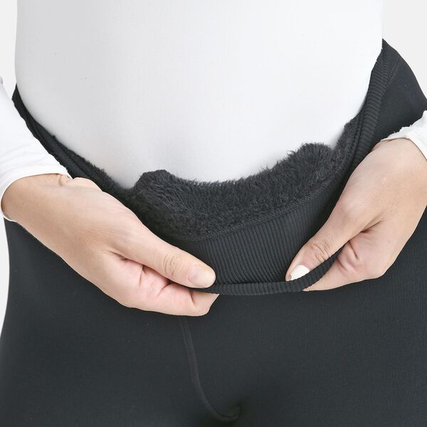 STG - Thermo-Leggings mit Fleecefutter, Schwarz, Größe L/XL image number 6