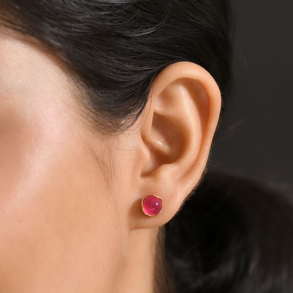 Ohrringe 925 Silber 750 Gelb Vergoldet ca. 3,12 ct. image number 3