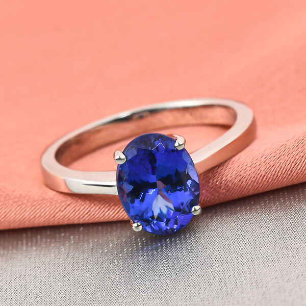 RHAPSODY AAAA Tansanit Solitär-Ring in 950 Platin image number 2