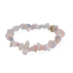 Mehrfarbiger Beryll Armband, flexbel, ca. 85.00 ct