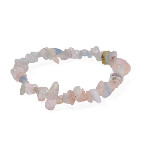 Mehrfarbiger Beryll Armband, flexbel, ca. 85.00 ct image number 0