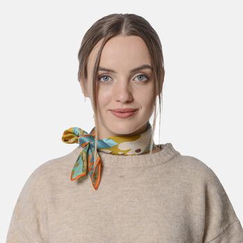 LA MAREY 100% nat&uuml;rlicher Maulbeerseiden Schal