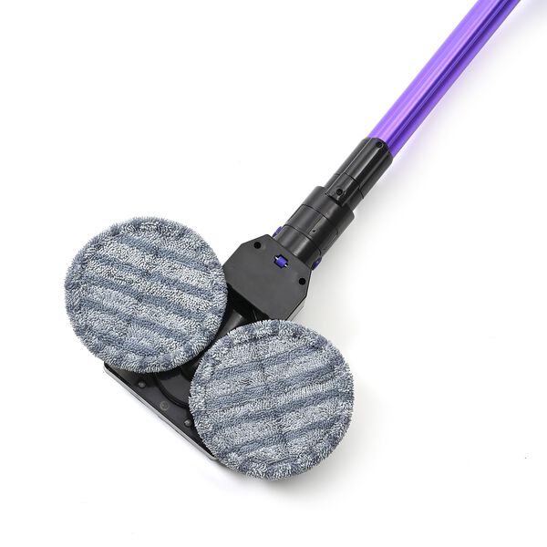 Multifunktionaler kabelloser Staubsauger, 2 in 1 Stiel und Handstaubsauger, 110x25x17 cm, Lila image number 6