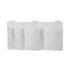 HOMESMART - Nachttisch Organizer mit 4 Fächern, 72x38 cm, Elfenbeinfarben
