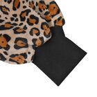 Doppellagige, superweiche Hoodie-Decke mit Sherpa-Futter, Leopard-Muster image number 3