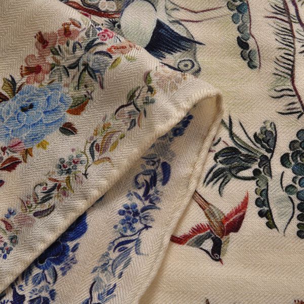 LA MAREY Foulard Quadratischer Schal, Weiß image number 8