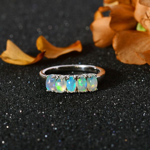 AA Nat&uuml;rlicher, &auml;thiopischer Welo Opal Ring, ca. 1,00 ct image number 3