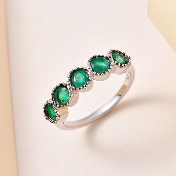 Kagem sambischer Smaragd-Ring - 1 ct. image number 1